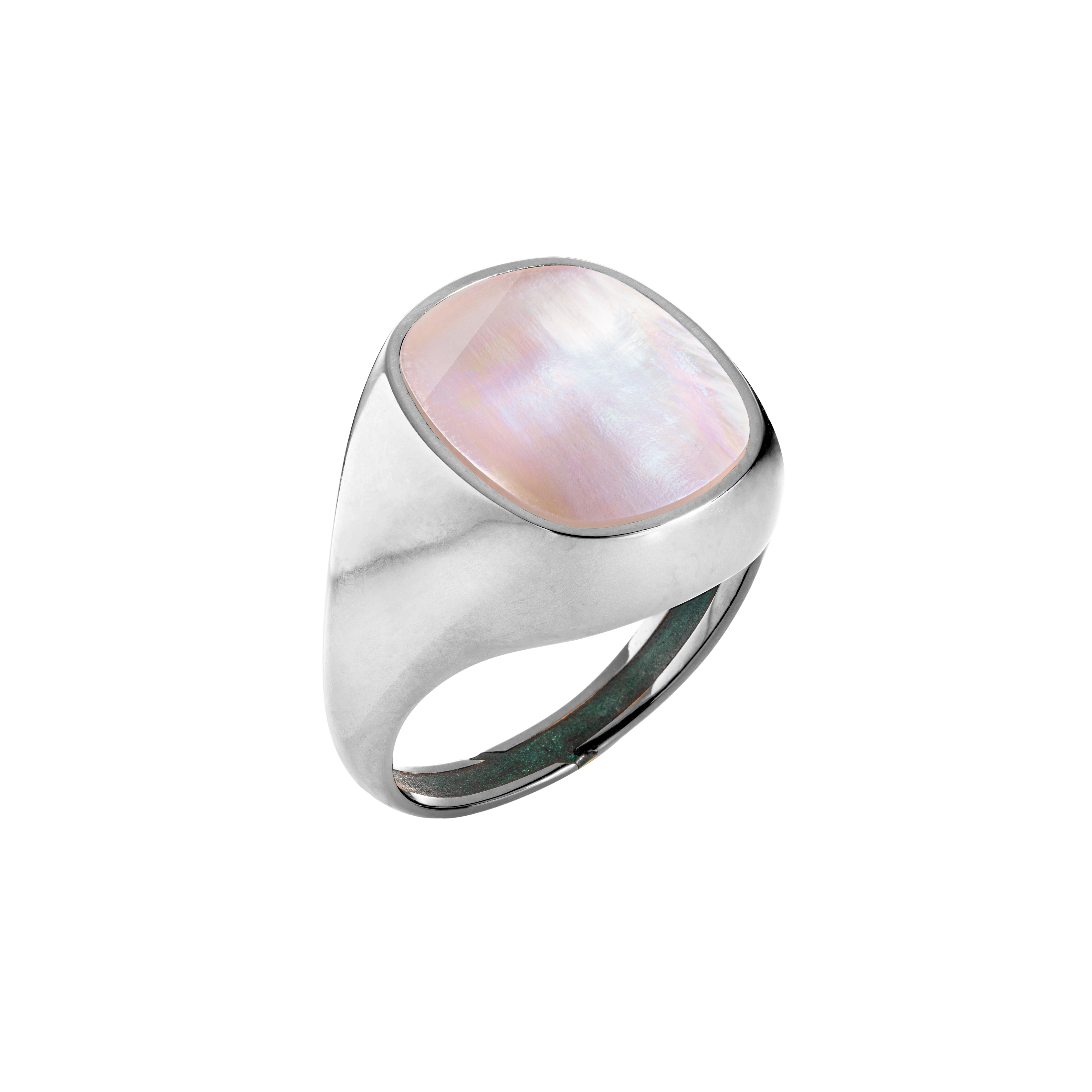 Ring MONEE 03 - Perlmutt rosa