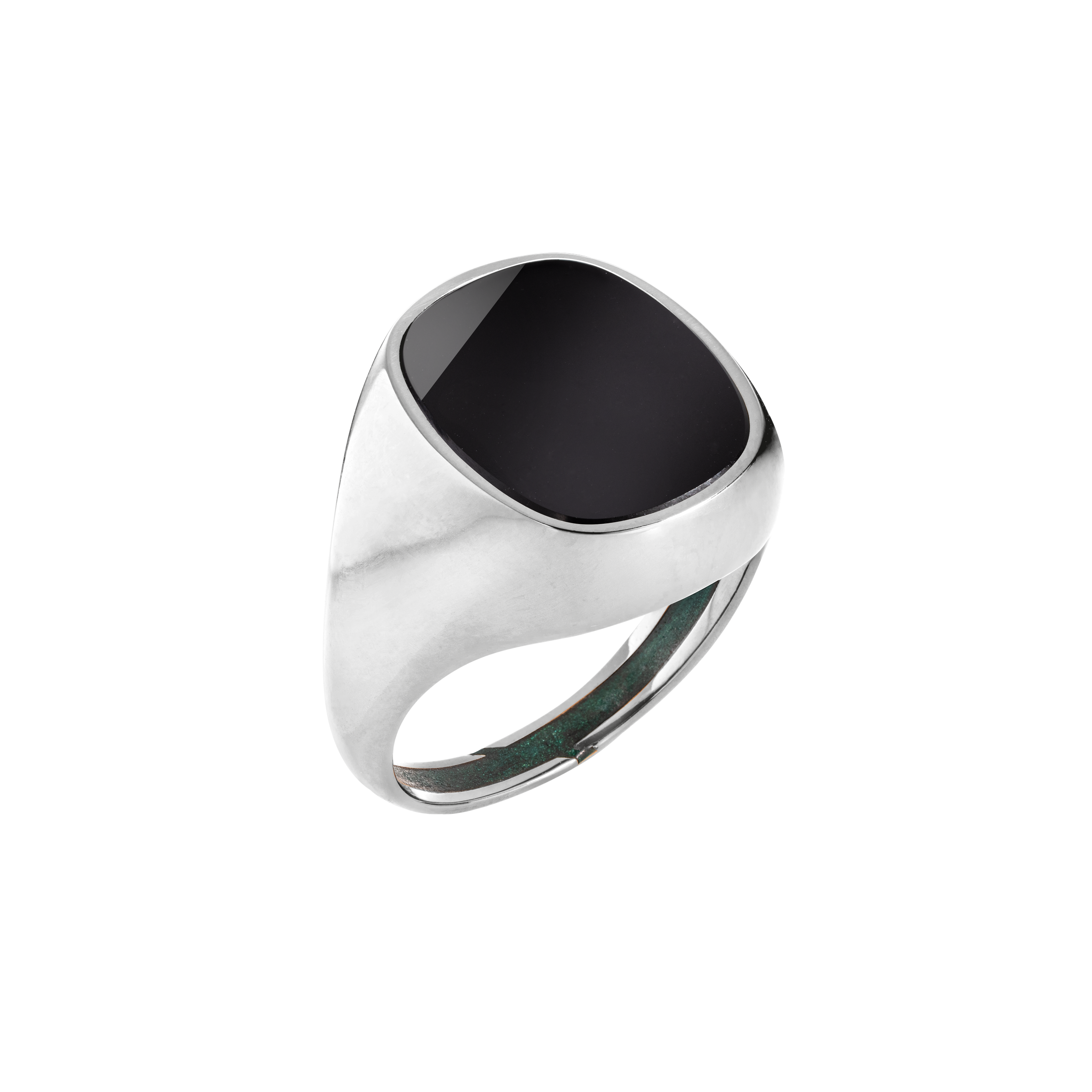 Ring MONEE 03 - Onyx tiefschwarz